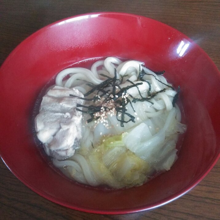 鶏のうどん